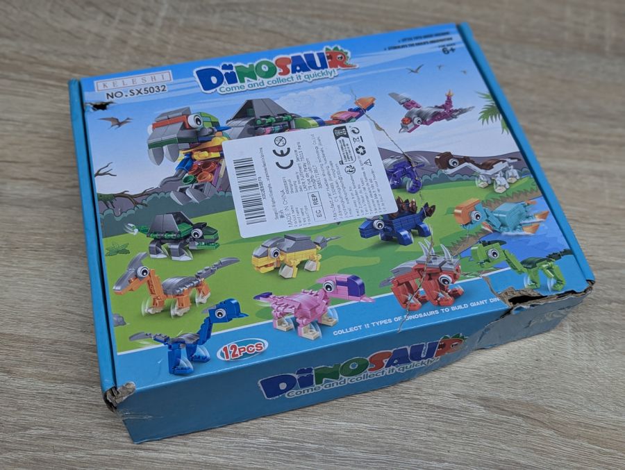 Новий Набір конструктора "Keleshi Dinosaur"12 в1