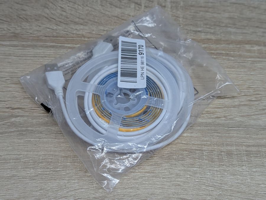 Новий Cвітлодіодна стрічка типу COB з USB-живленням 2шт