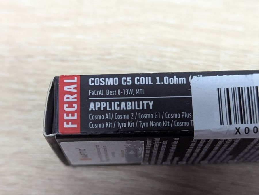 Новий Змінний випаровувач Vaptio Cosmo C5 1.0 Ом 5шт