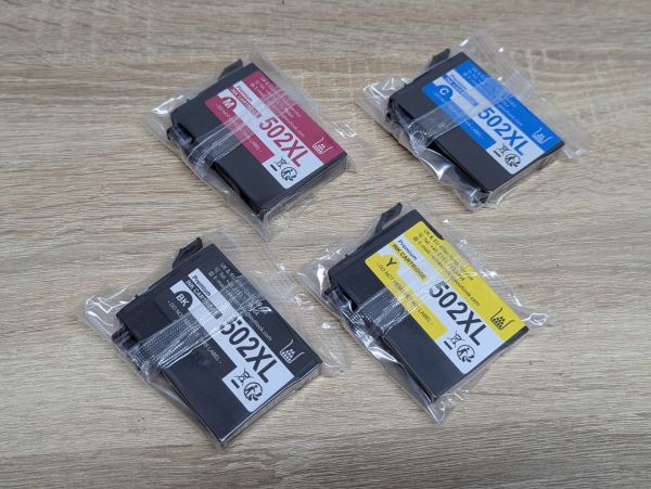 Новий Картридж 502XL для принтерів Epson 4шт