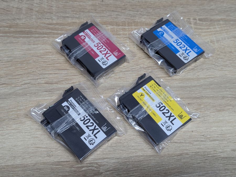 Новий Картридж 502XL для принтерів Epson 4шт