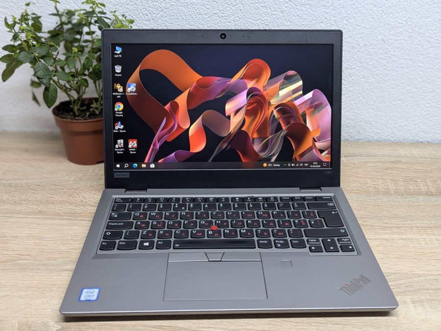 Ноутбук Б/В Lenovo ThinkPad L390, Intel Core i3-8145U, DDR4 16 GB, SSD 256GB, 13" Full HD