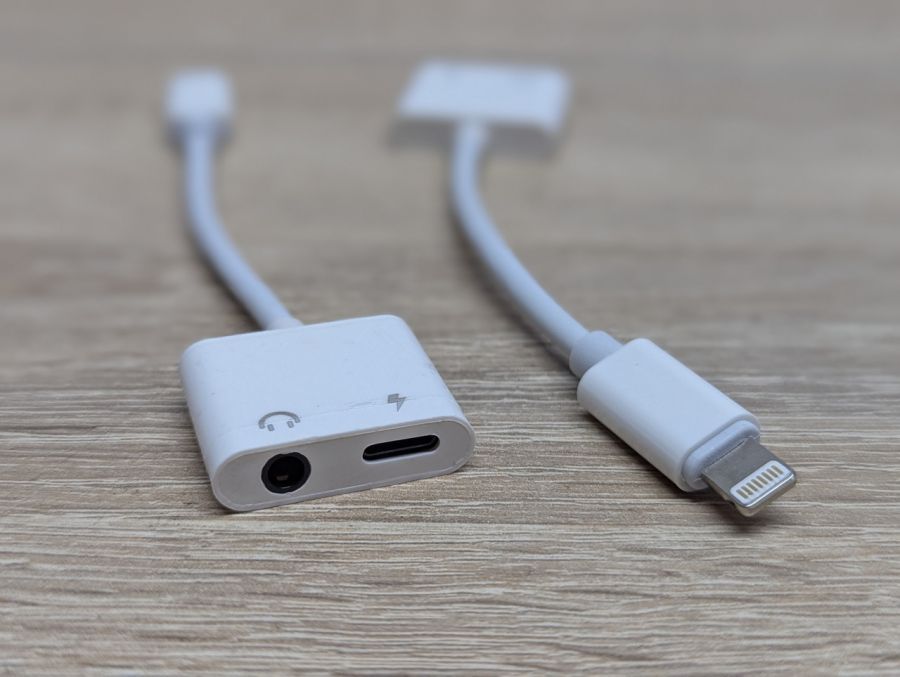 Новий Адаптер-розгалужувач Lightning Type-C 3.5 мм Jack 2шт