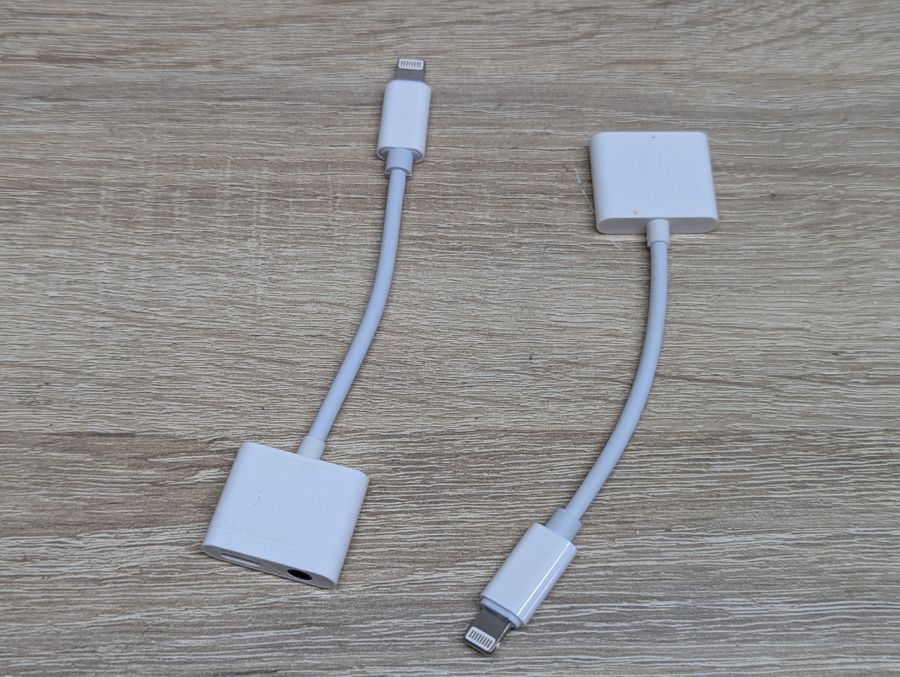 Новий Адаптер-розгалужувач Lightning Type-C 3.5 мм Jack 2шт