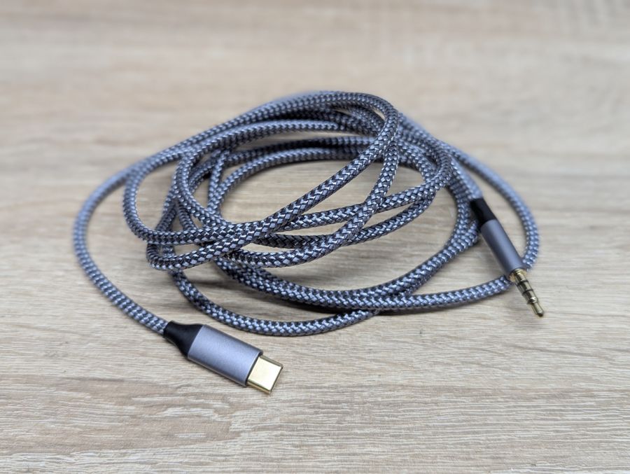 Новий Кабель USB Type-C та 3.5 мм mini-jack 2м