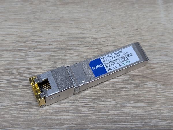 Новий Трансиверний модуль FLYPRO Fiber SFP-10GT-CS-30M RJ45