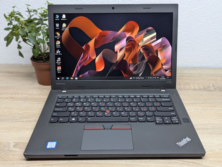 Ноутбук Б/В Lenovo ThinkPad T470P, Intel Core i5-7300HQ, DDR4 8 GB, SSD 128GB, 14" Full HD