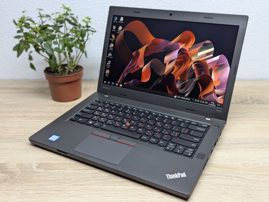 Ноутбук Б/В Lenovo ThinkPad T470P, Intel Core i5-7300HQ, DDR4 8 GB, SSD 128GB, 14" Full HD