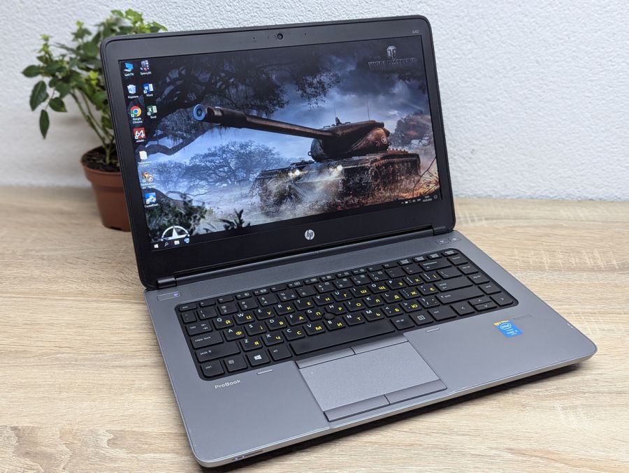 Ноутбук Б/В HP ProBook 640 G1, Intel Core i5-4300M, DDR3 8 GB, SSD 128GB, 14" HD