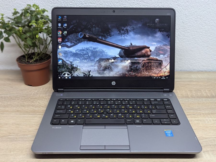 Ноутбук Б/В HP ProBook 640 G1, Intel Core i5-4300M, DDR3 8 GB, SSD 128GB, 14" HD