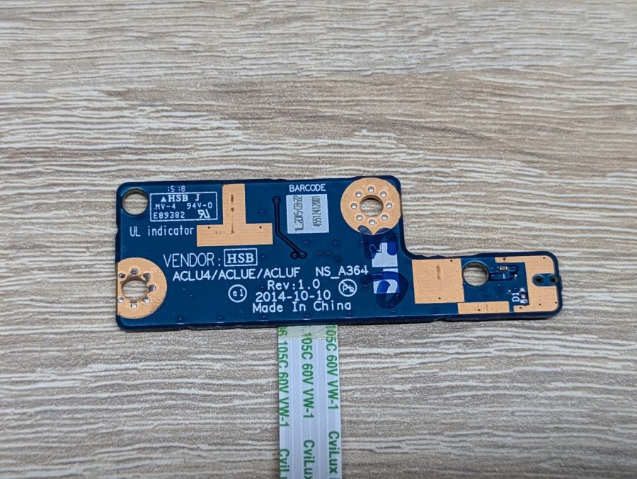 Б/В Плата кнопки ввімкнення для ноутбуків Lenovo IdeaPad серій G50,Z50