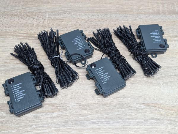 Новий Світлодіодні LED-гірлянди 4шт по 5м