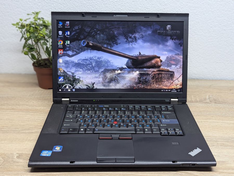 Ноутбук Б/В Lenovo ThinkPad T520I, Intel Core i3-2310M, DDR3, SSD 128GB, 15.6" HD
