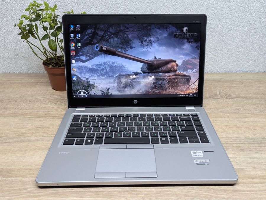 Ноутбук Б/В HP Folio 9470M, Intel Core i7-3667U, DDR3 8 GB, SSD 128GB, 14" HD