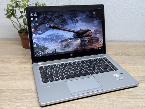 Ноутбук Б/В HP Folio 9470M, Intel Core i7-3667U, DDR3 8 GB, SSD 128GB, 14" HD