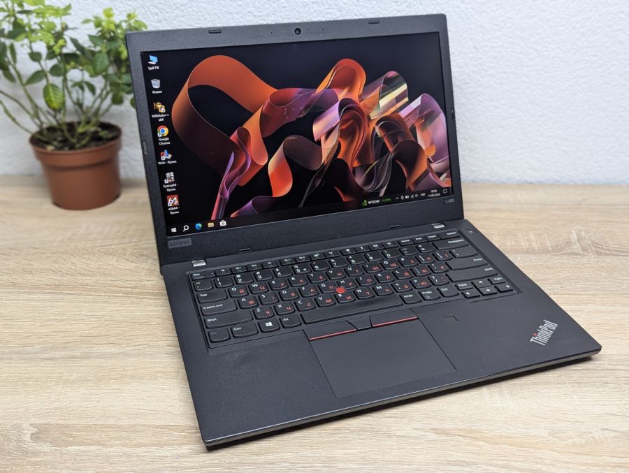 Ноутбук Б/В Lenovo ThinkPad L480, Intel Core i5-8250U, DDR4 16 GB, SSD 256GB, 14" Full HD