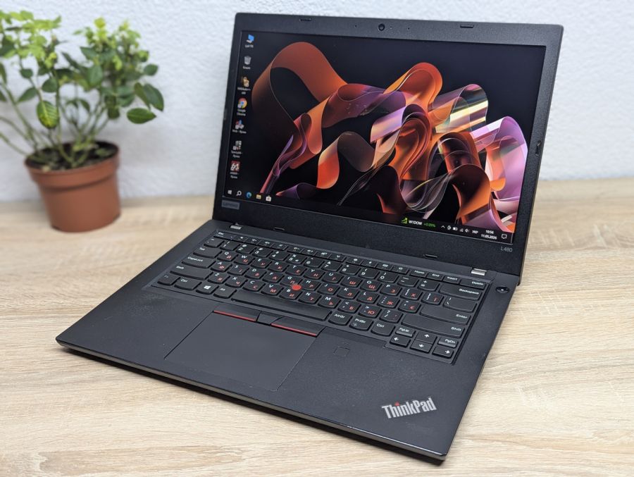 Ноутбук Б/В Lenovo ThinkPad L480, Intel Core i5-8250U, DDR4 16 GB, SSD 256GB, 14" Full HD