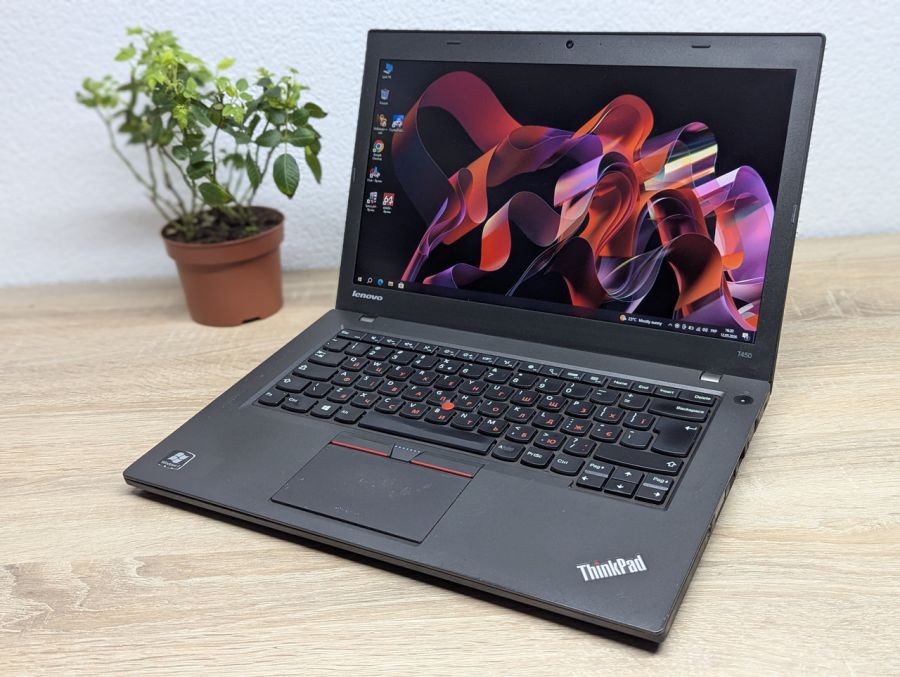 Ноутбук Б/В Lenovo ThinkPad T450, Intel Core i5-5300U, DDR3 8GB, SSD 128GB, 14" HD