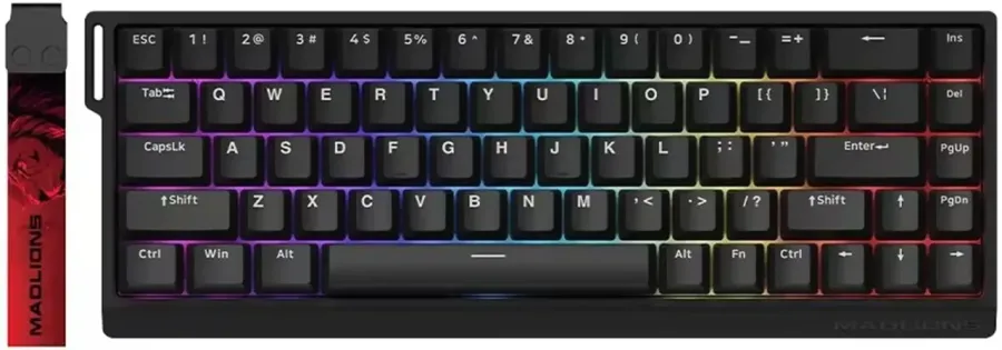 Новий Клавіатура дротова Madlions MAD 68 HE RGB