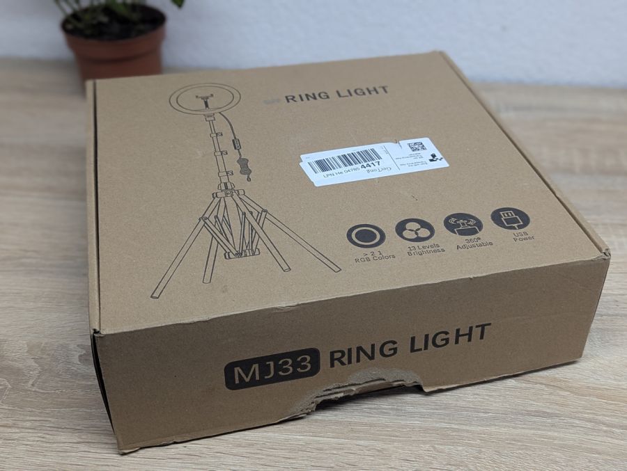 Новий Кільцева RGB лампа MJ33