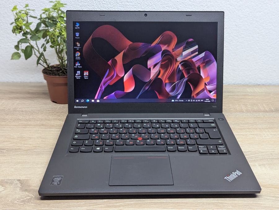 Ноутбук Б/В Lenovo ThinkPad T440, Intel Core i5-4300U, DDR3 8 GB, SSD 128GB, 14" HD