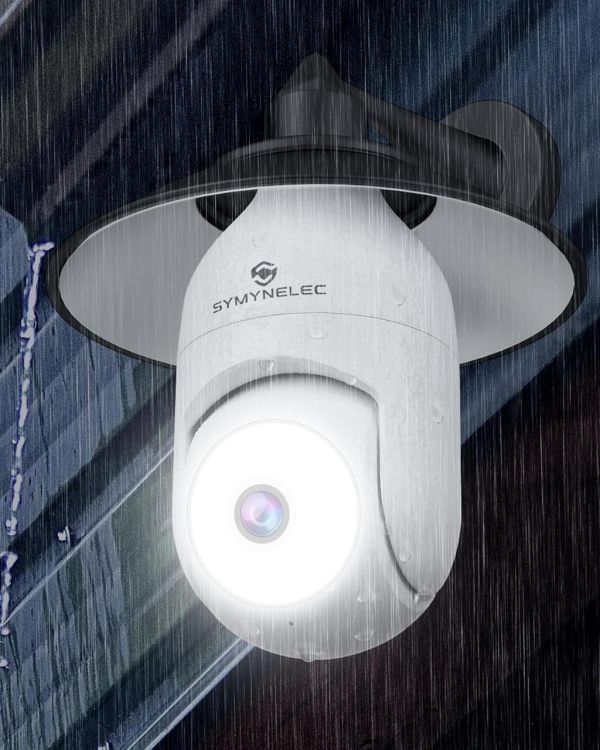 Новий Бездротова смарт-камера Symynelec HD Wi-Fi Smart IP P6 2K Light Bulb Camera 2шт