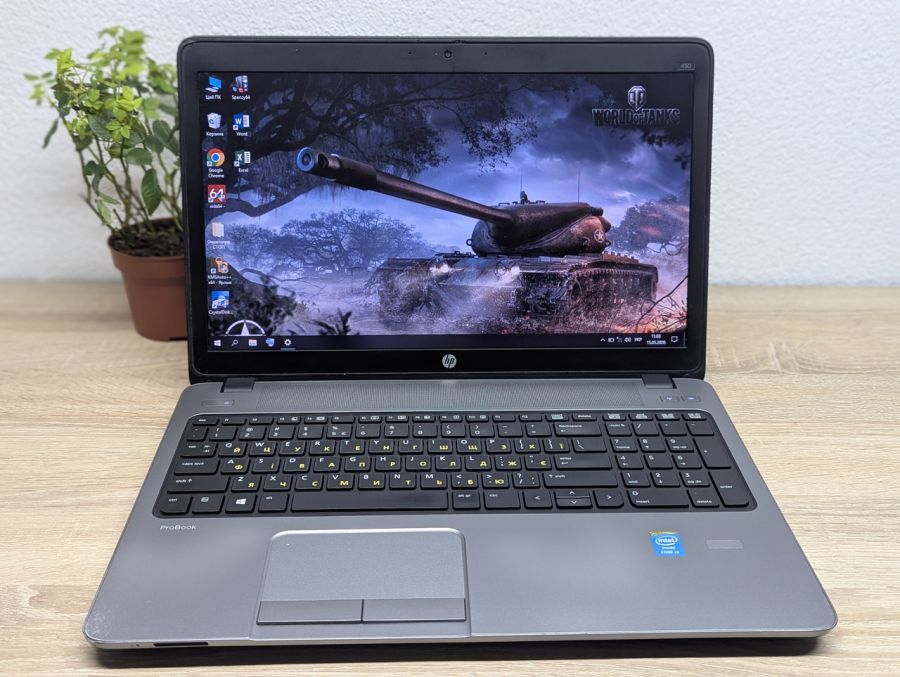 Ноутбук Б/В HP ProBook 450 G1, Intel Core i3-4000M, DDR3 8 GB, SSD 128GB, 15.6" HD