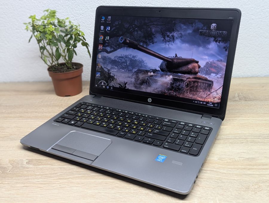 Ноутбук Б/В HP ProBook 450 G1, Intel Core i3-4000M, DDR3 8 GB, SSD 128GB, 15.6" HD