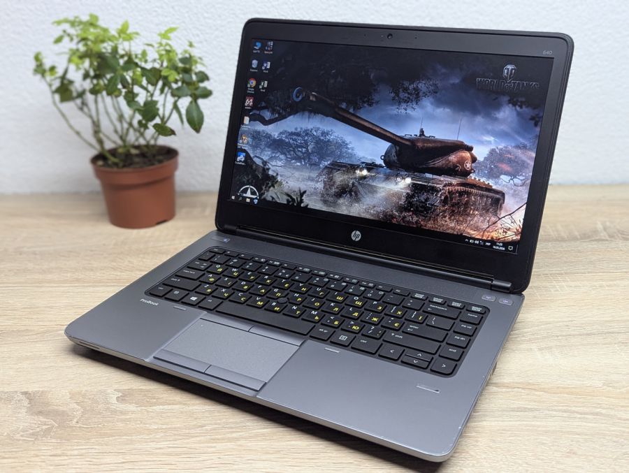 Ноутбук Б/В HP ProBook 640 G1, Intel Core i5-4300M, DDR3 8 GB, SSD 120GB, 14" HD