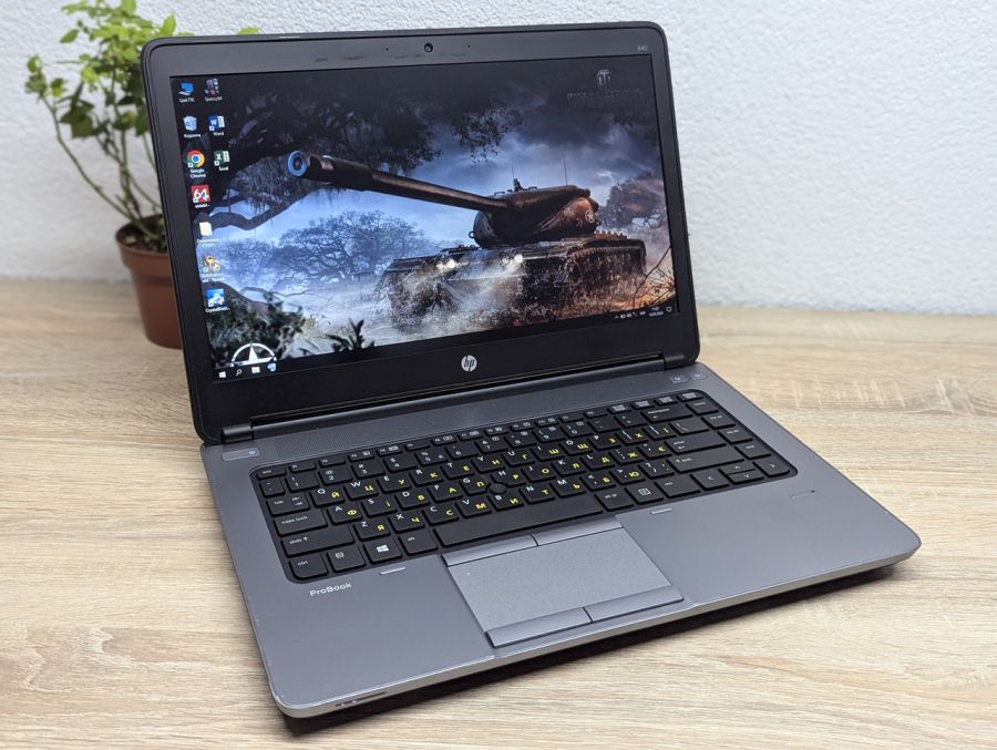 Ноутбук Б/В HP ProBook 640 G1, Intel Core i5-4300M, DDR3 8GB, SSD 120GB, 14" HD
