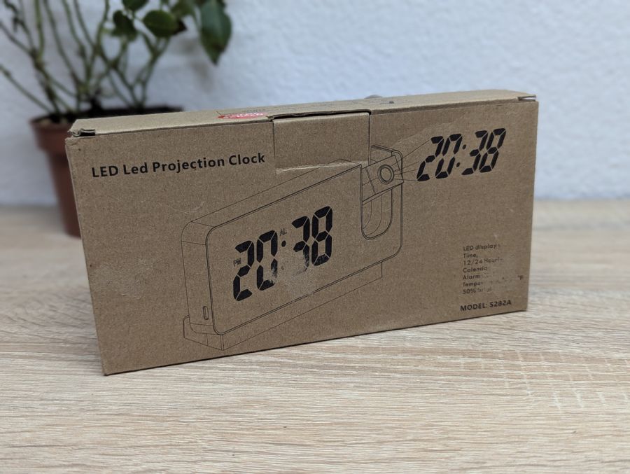 Б/В Настільний проекційний LED-годинник S282A