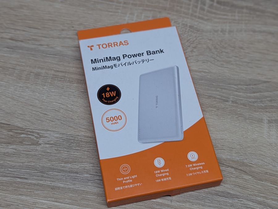 Новий Павербанк магнітний Torras MiniMag 5000 mAh 18W