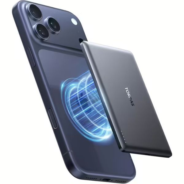 Новий Павербанк магнітний Torras MiniMag 5000 mAh 18W