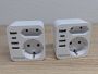 Новий Туристичний адаптер Redagod 6в1 4USB 2шт