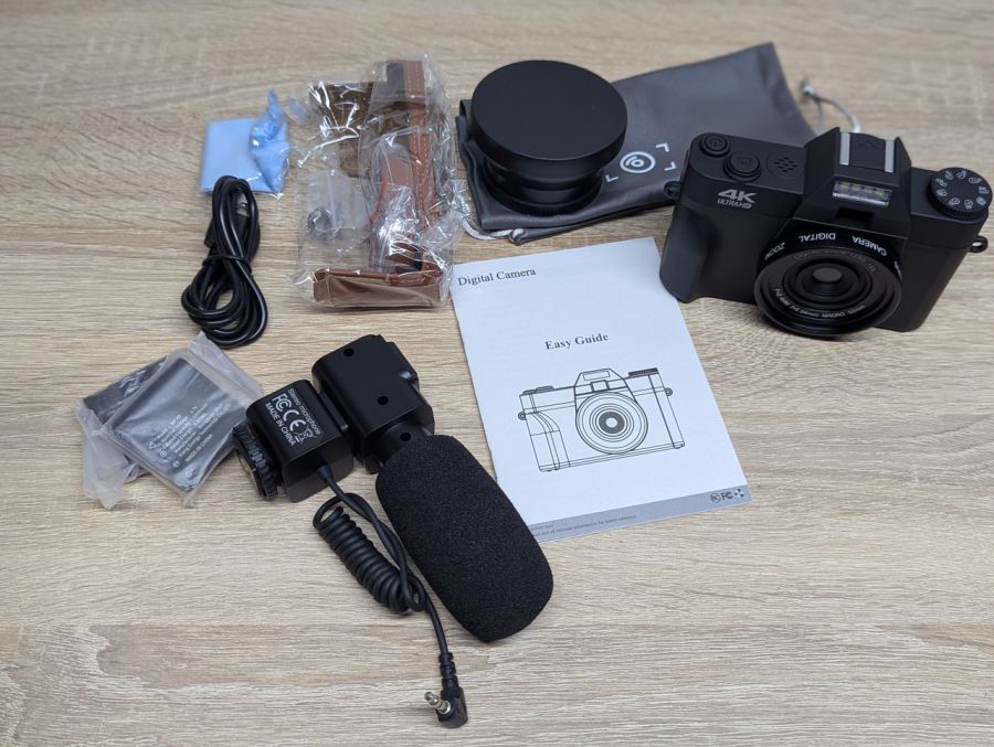 Новий Цифрова фотокамера Hojncojo CDR10 4K 65Мп