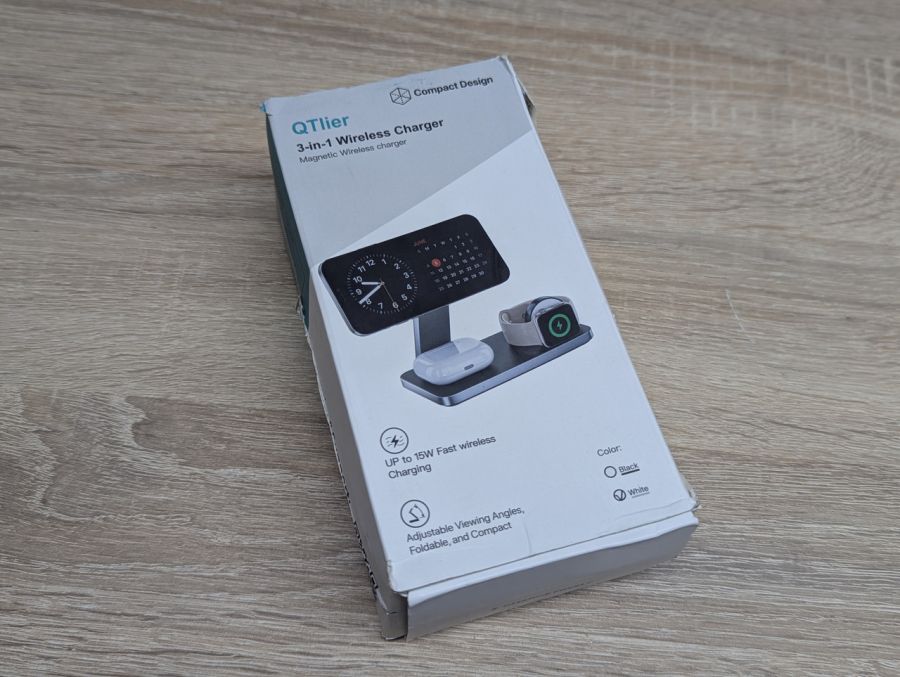 Новий Бездротова зарядна станція QTlier T8 3-in-1