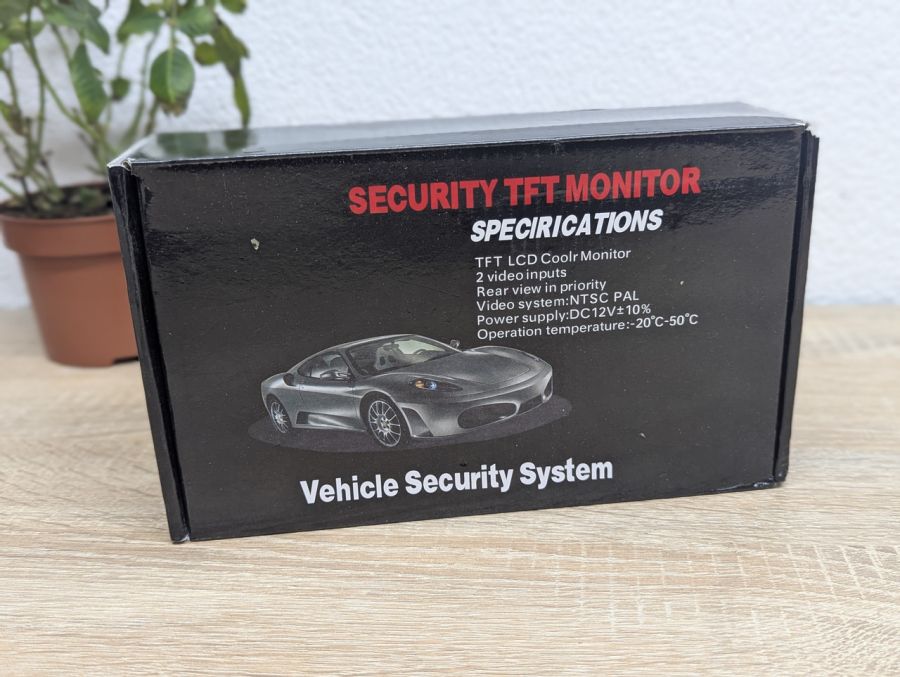 Новий Автомобільний TFT LCD монітор для системи безпеки з камерою