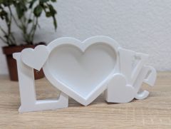 Настільна фоторамка з написом "Love"