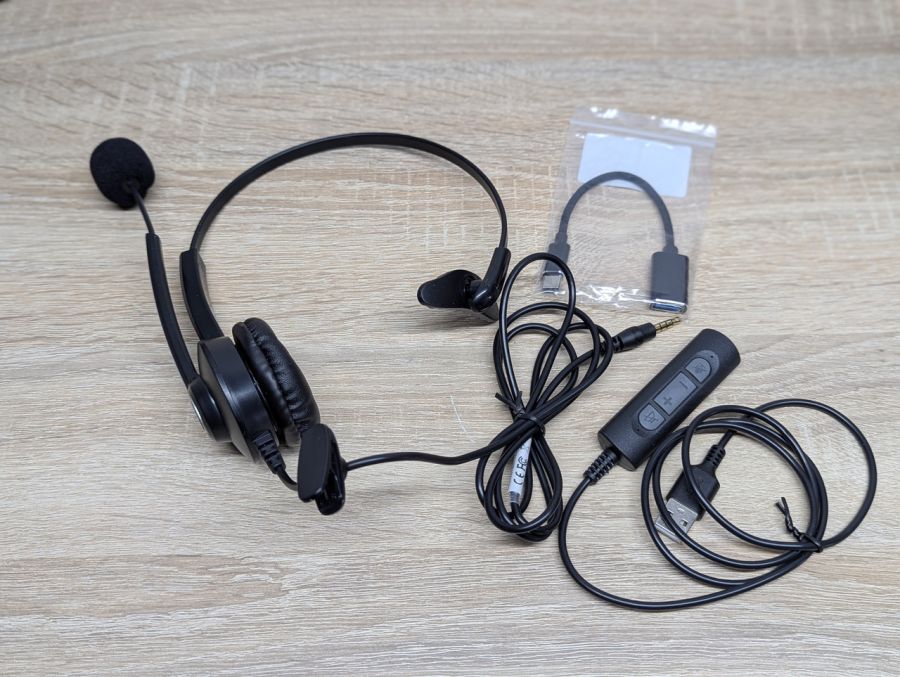 Новий Гарнітура Wantek 681N з мікрофоном
