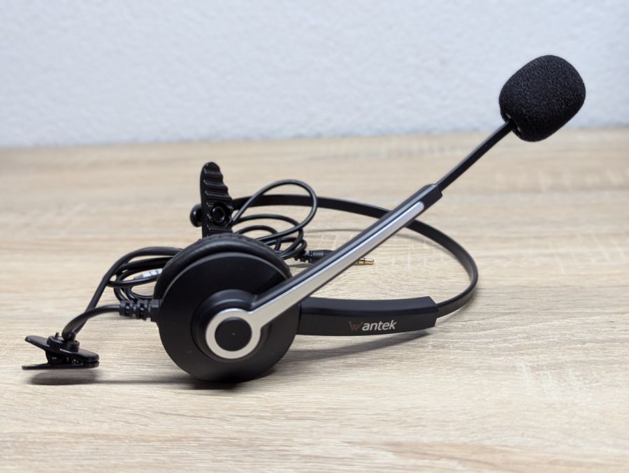 Новий Гарнітура Wantek 681N з мікрофоном