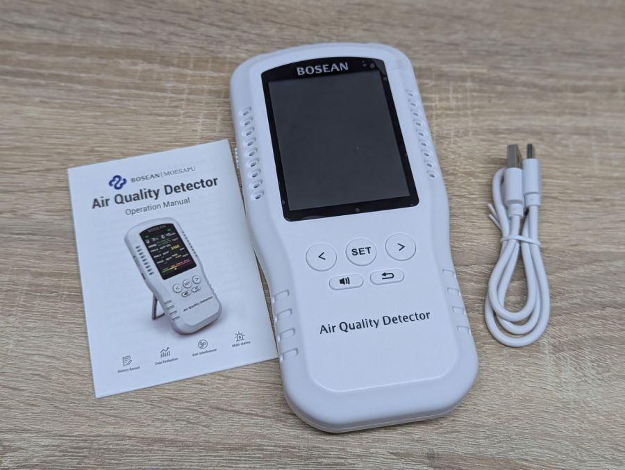 Новий Портативний детектор якості повітря Bosean T-Z01Pro