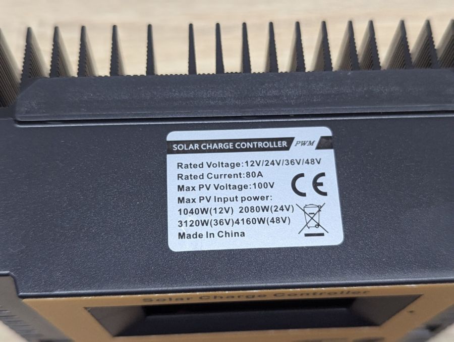 Новий Контролер заряду для сонячних батарей PWM 80A