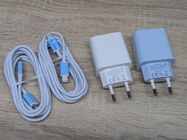 Новий Комплект мережевих зарядних пристроїв 25W USB Type-C — Lightning