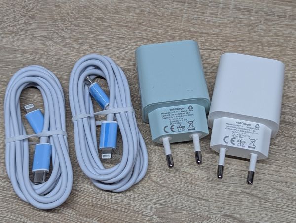 Новий Комплект мережевих зарядних пристроїв 25W USB Type-C — Lightning
