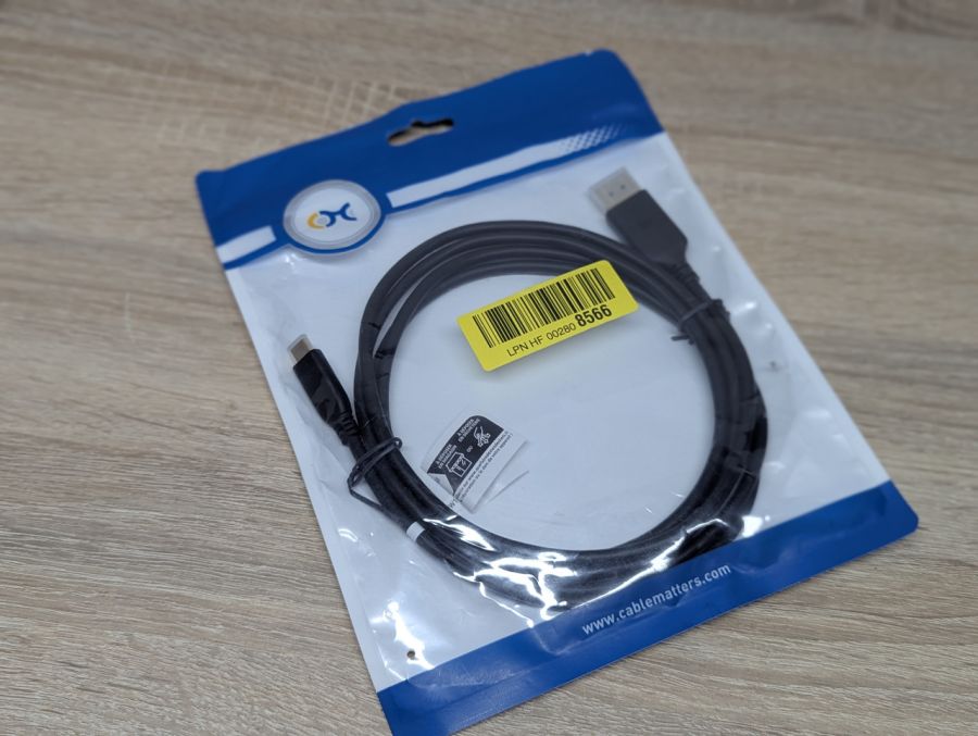 Новий Кабель QED Connect DisplayPort-USB Type-C 2м [ProductHub SKU QED(20)]