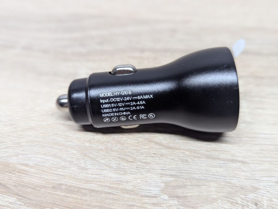 Новий Автомобільний зарядний пристрій у прикурювач із кабелем USB-A — USB-C