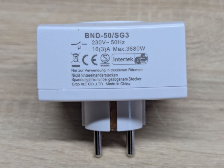 Новий Цифровий тижневий таймер-розетка HBN BND-50/SG3
