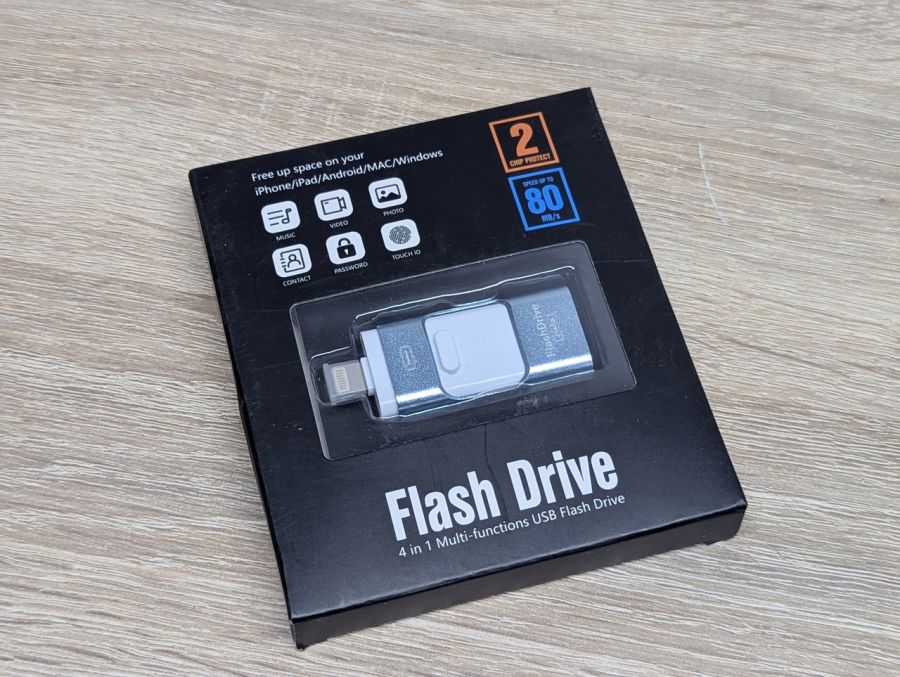 Новий Універсальний флеш-накопичувач 4-в-1 256Gb