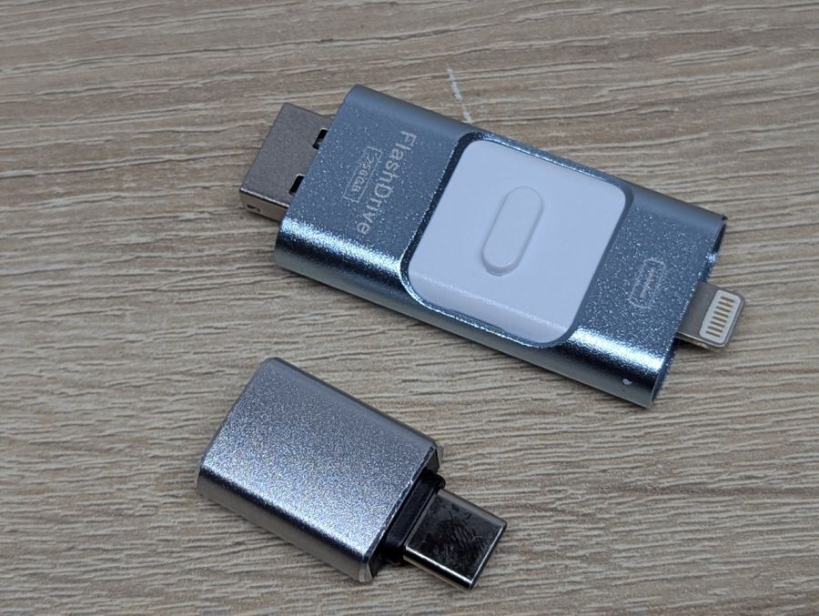 Новий Універсальний флеш-накопичувач 4-в-1 256Gb