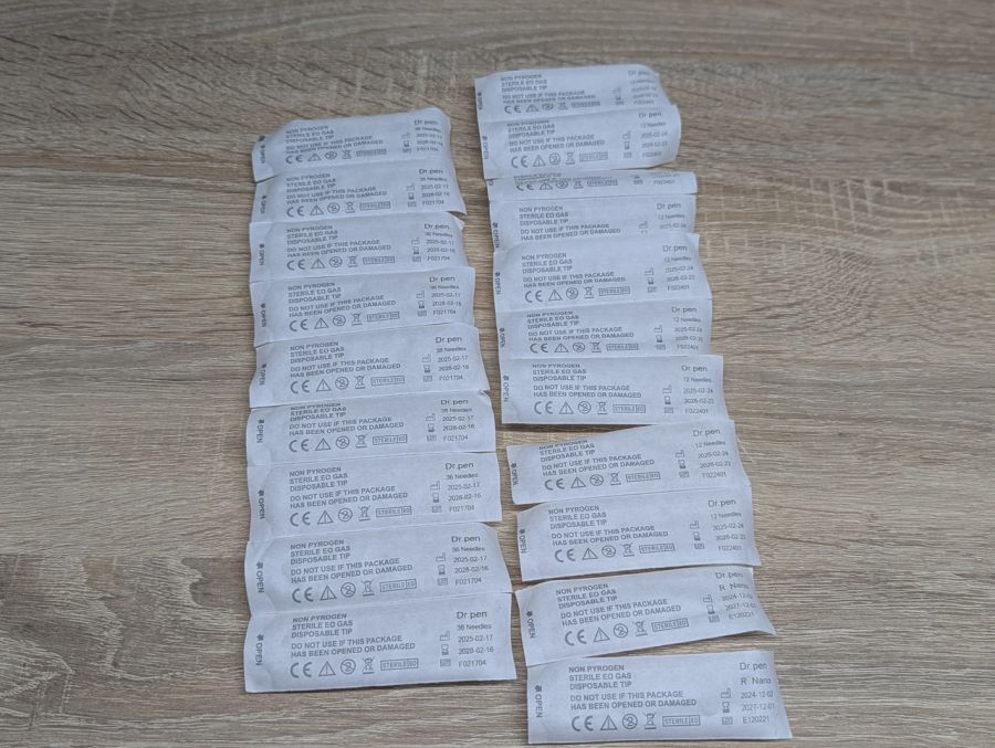Новий Змінні картриджі (насадки) для дермапену Dr. pen 36 голок,12голок,R Nano 20шт